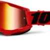 100% Strata 2 (Mirror Lens) Red - Lunettes De Vue
