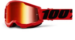 100% Strata 2 (Mirror Lens) Red - Lunettes De Vue