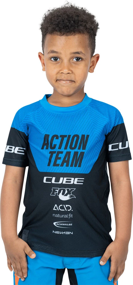 Cube Junior X Actionteam - Kid's MTB Jersey 2 Cube Junior X Actionteam - Kid's MTB Jersey – Image 2