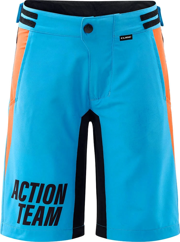 Cube Junior X Actionteam - Kid's MTB Shorts With Liner Shorts 1 Cube Junior X Actionteam - Kid's MTB Shorts With Liner Shorts