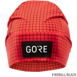 GOREWEAR Grid - Hat -Cyclisme Vêtements Boutique GORE Grid Mutze 100856 3 fireball black