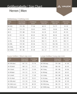 VAUDE Air Jacket III - Wind Jacket -Cyclisme Vêtements Boutique Vaude Groessentabelle HerrenuRs3Qe0LNvapj 8