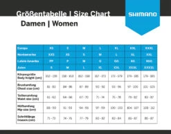 Shimano Women's Softshell Jacket -Cyclisme Vêtements Boutique shimano groessentabelle damen bekleidung 1