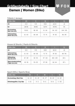 Defend - Maillot MTB Manches Longues Femme -Cyclisme Vêtements Boutique sizing foxhead damen bike 2