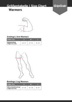 GripGrab Arm Warmers Classic Hi-Vis - Arm Warmers -Cyclisme Vêtements Boutique sizing gripgrab accessoires